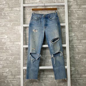 Grlfrnd Karolina High-Rise Straight Jeans A Little More Love Size 27